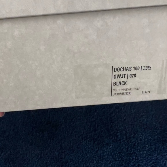 Brand new never worn jimmy choo London black suede Swarovski crystal dochas - Picture 5 of 5